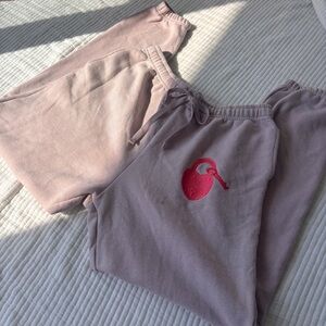 Pink American Apparel sweatpants, size Large